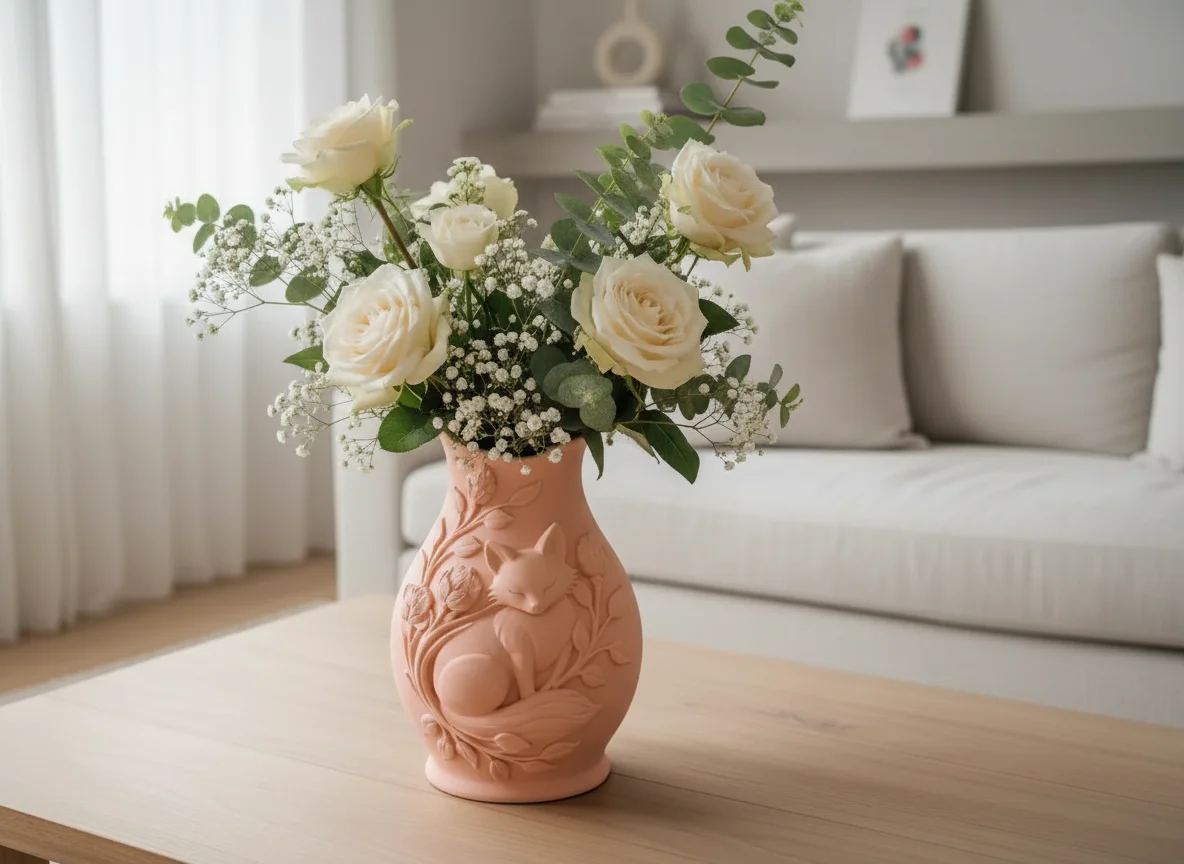 Fairy Fox Vase