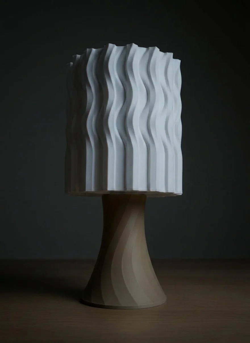 Aura Ripple Modern Masa Abajuru