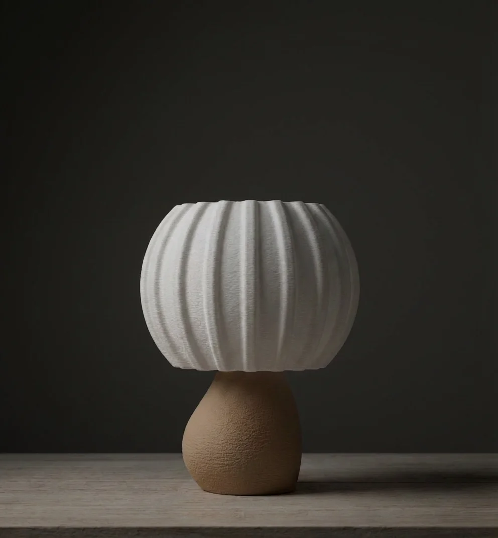 Arvenis Modern Organik Masa Abajuru