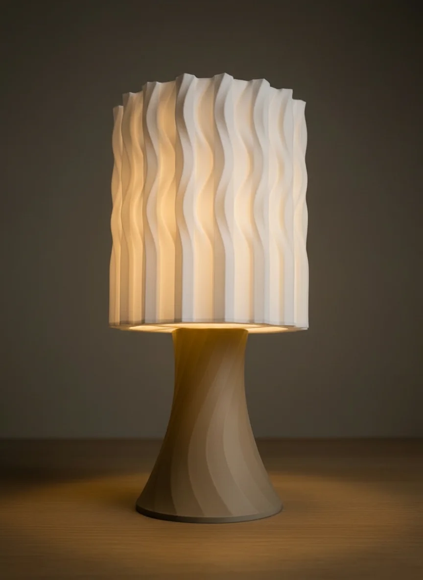 Aura Ripple Modern Masa Abajuru