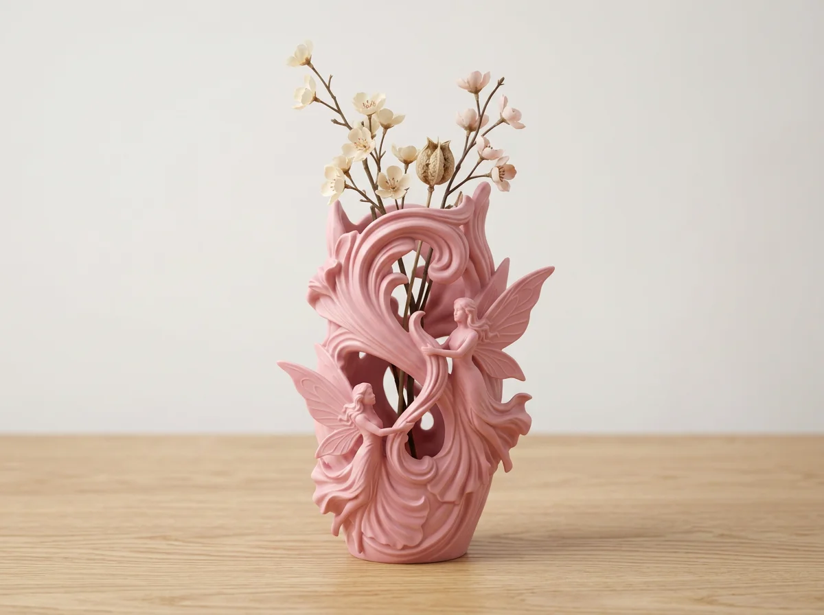 Duet of the Fairies Vase
