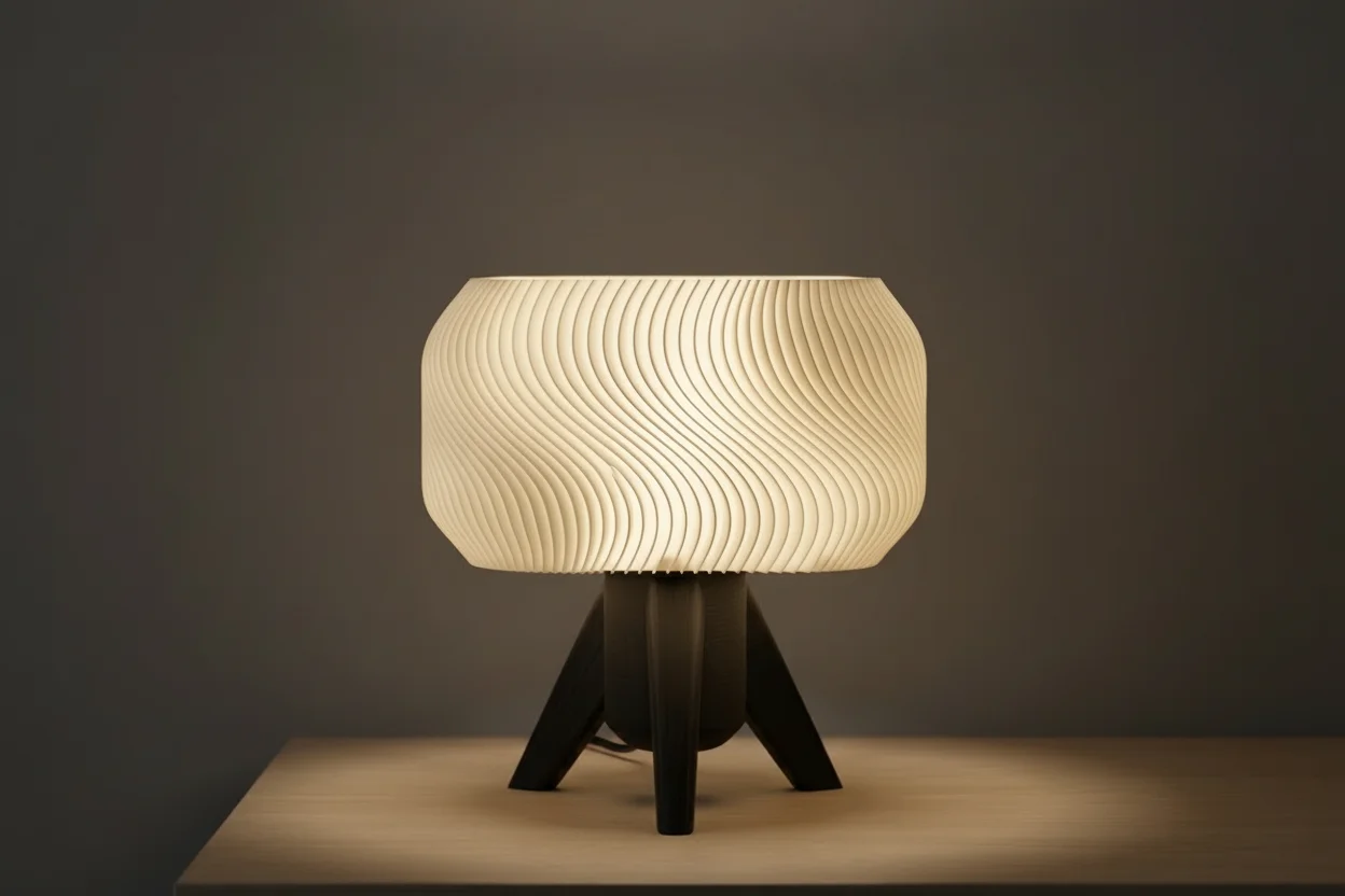 Nebula Modern Rocket Tripod Abajur