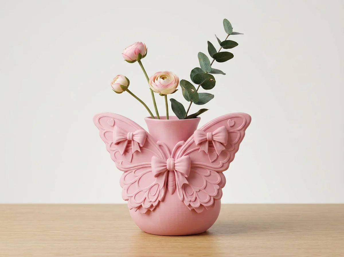 Fairy Flutter Bow Vase